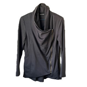 HAMMER Collection small gray zip sweatshirt